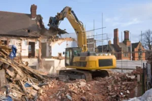 safe demolition of house